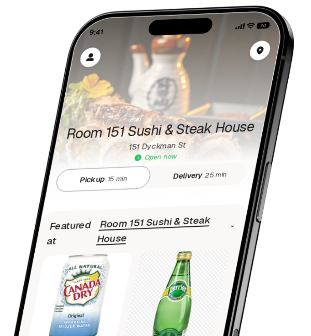 Room 151 Sushi & Steak House app preview
