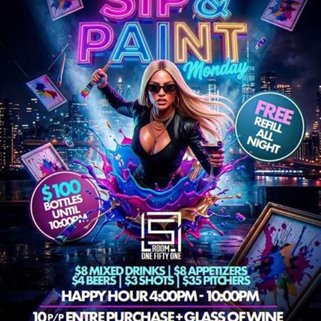 Sip & Paint Monday