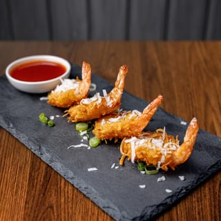 Crispy coconut shrimp